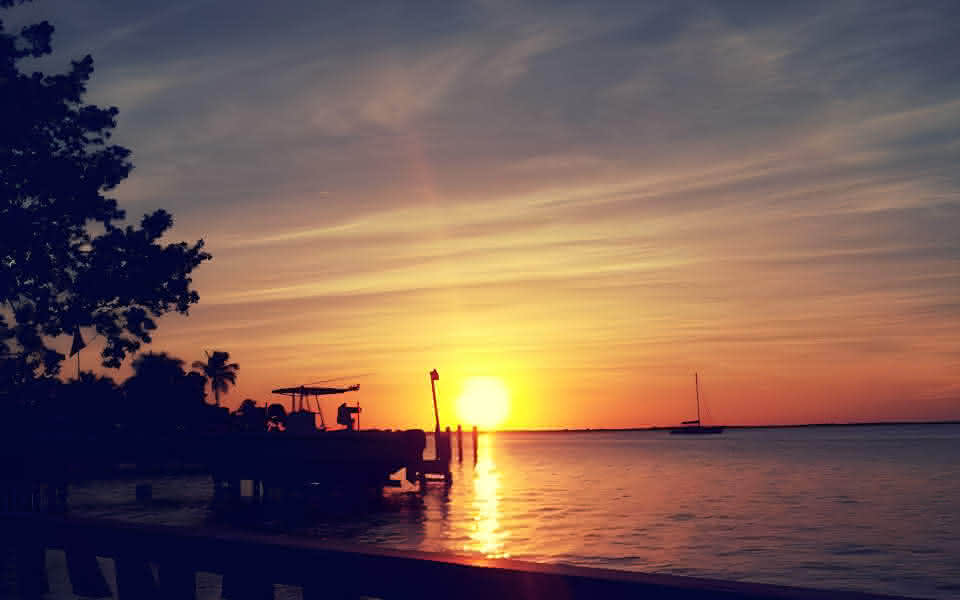 Sonnenuntergang am See